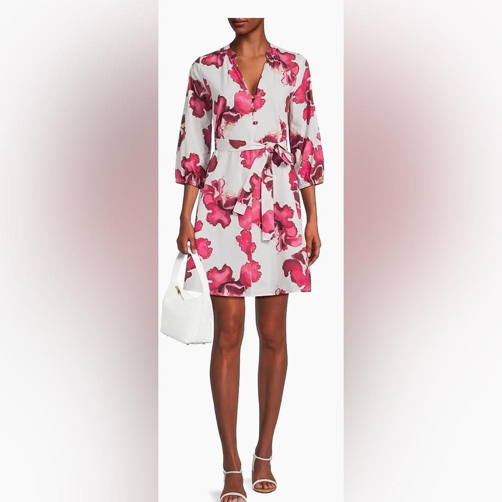 Ro's Garden CC Cooper Floral Cotton Minidress Size Small
